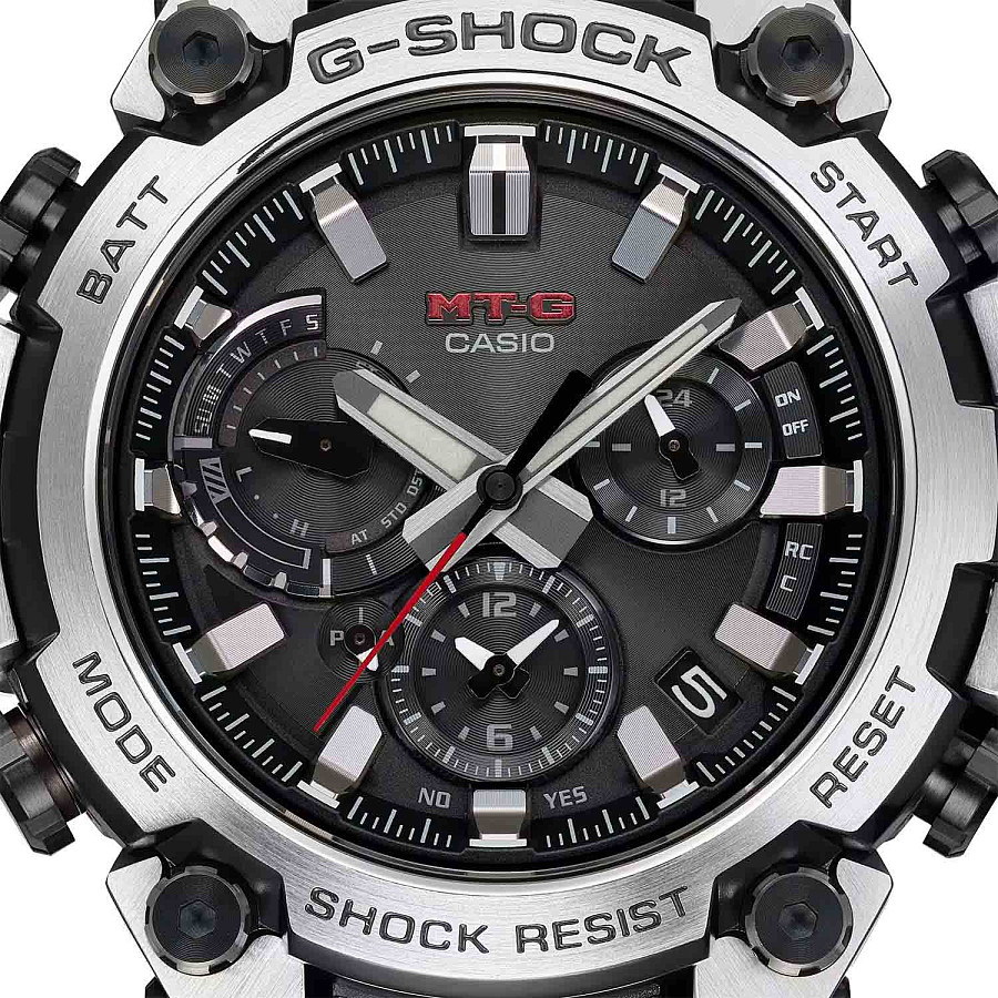 Часы Casio G-Shock MTG-B3000D-1AER — сталь + пластик, мужские