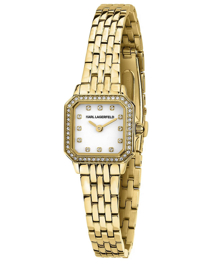 Часы Karl Lagerfeld Icon Square Mini R0553111501 — женские, белый
