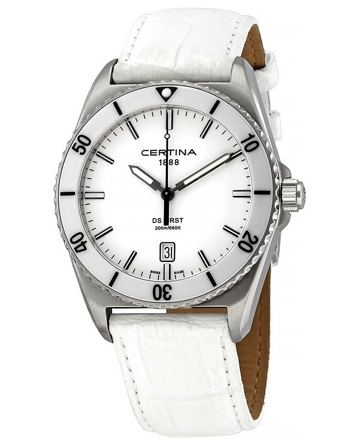 Часы Certina DS First C014.410.16.011.00 — мужские, белый