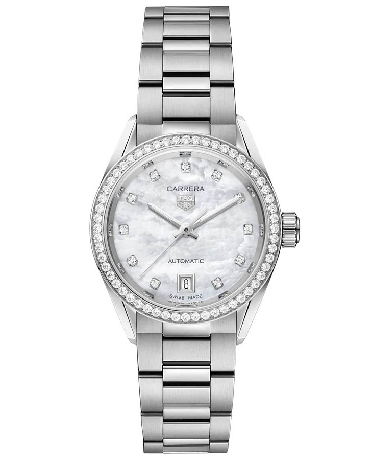 Часы TAG Heuer Carrera WBN2414.BA0621 — женские, перламутровый