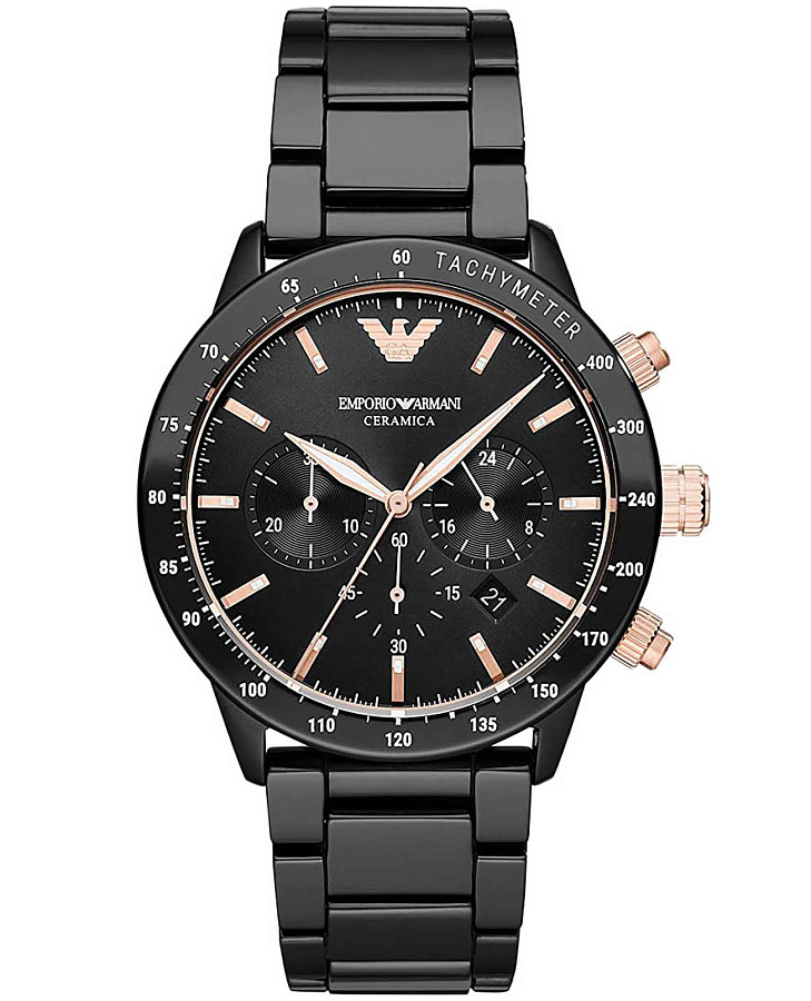 Часы Emporio Armani AR70002 — мужские, черный