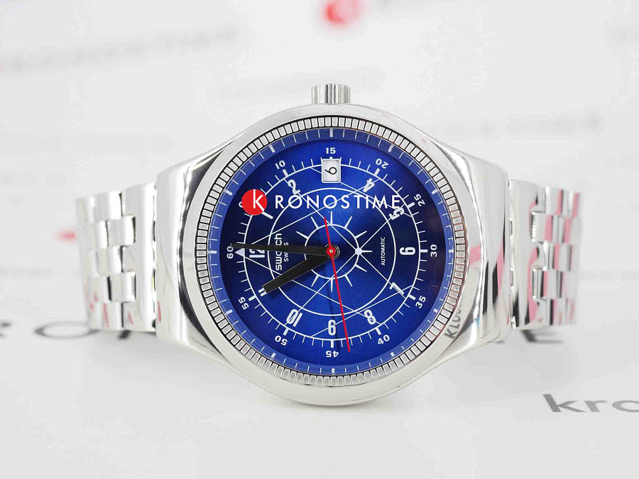 Часы Swatch Core YIS401GC — механические, металл сталь
