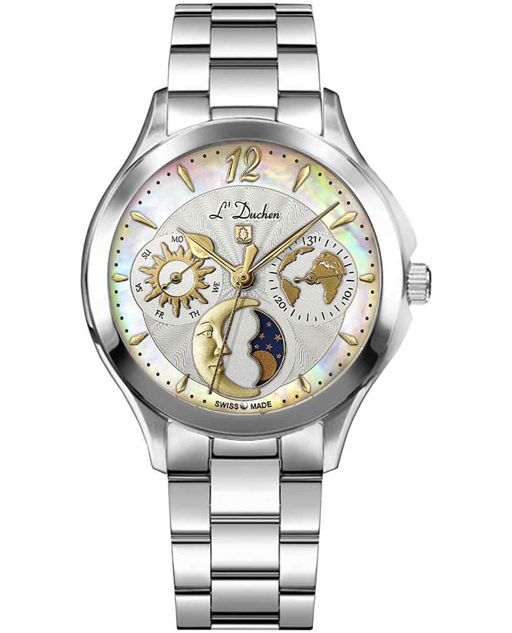 Часы L'Duchen Celeste D 857.10.32 — женские, перламутровый