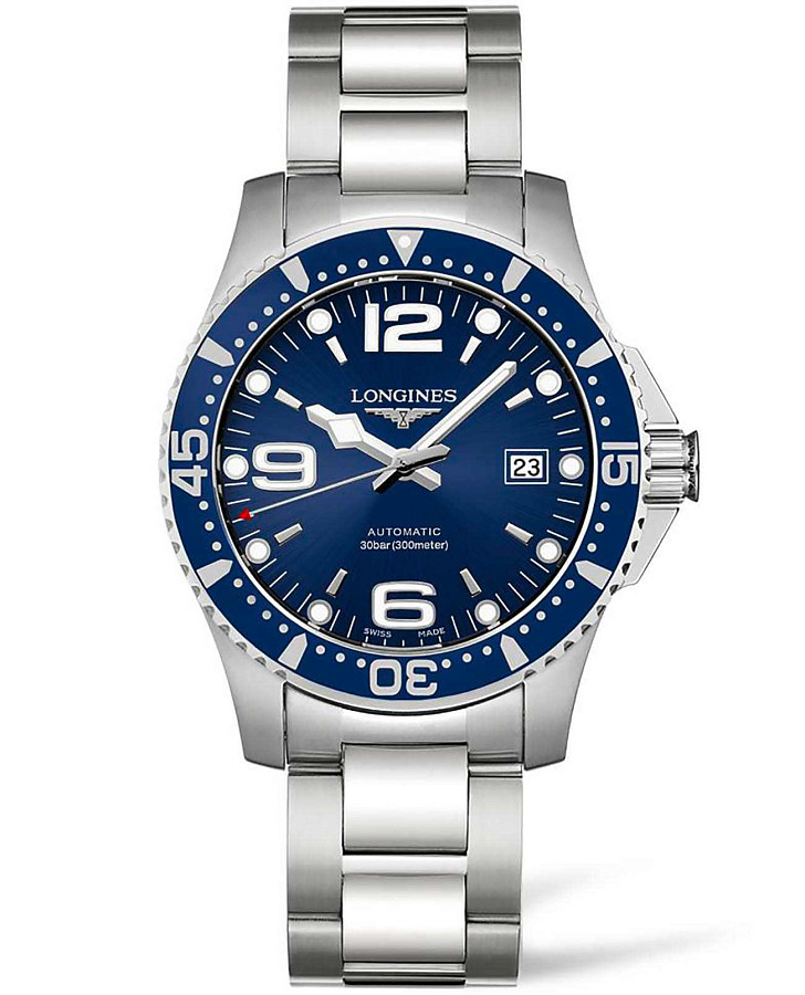 Часы Longines HydroConquest L3.742.4.96.6 — мужские, синий