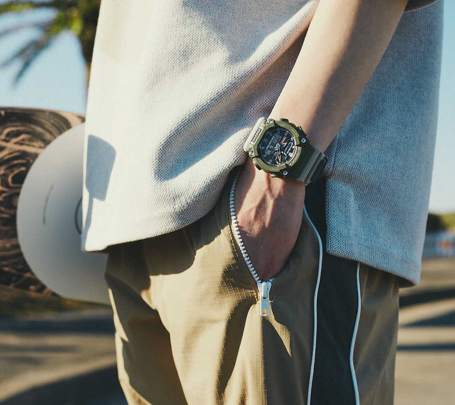 Часы Casio G-Shock GA-900HC-3A — электронные, пластик