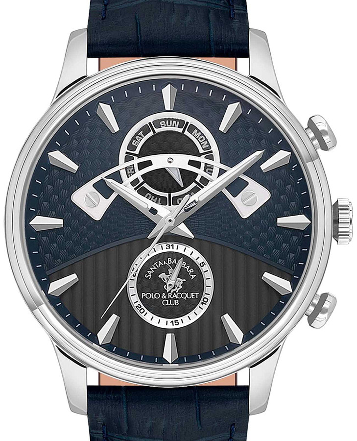 Часы Santa Barbara Polo & Racquet Club Legend SB.1.10593-3 — кварцевые, металл сталь