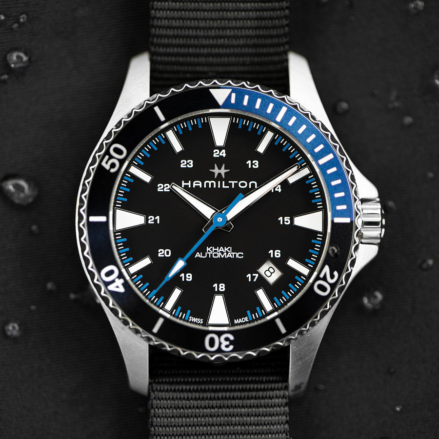 Часы Hamilton Khaki Navy Scuba Auto H82315931 — Швейцария, механические