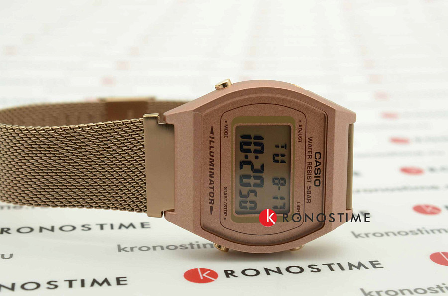 Часы Casio B640WMR-5AEF — кварцевые, пластик