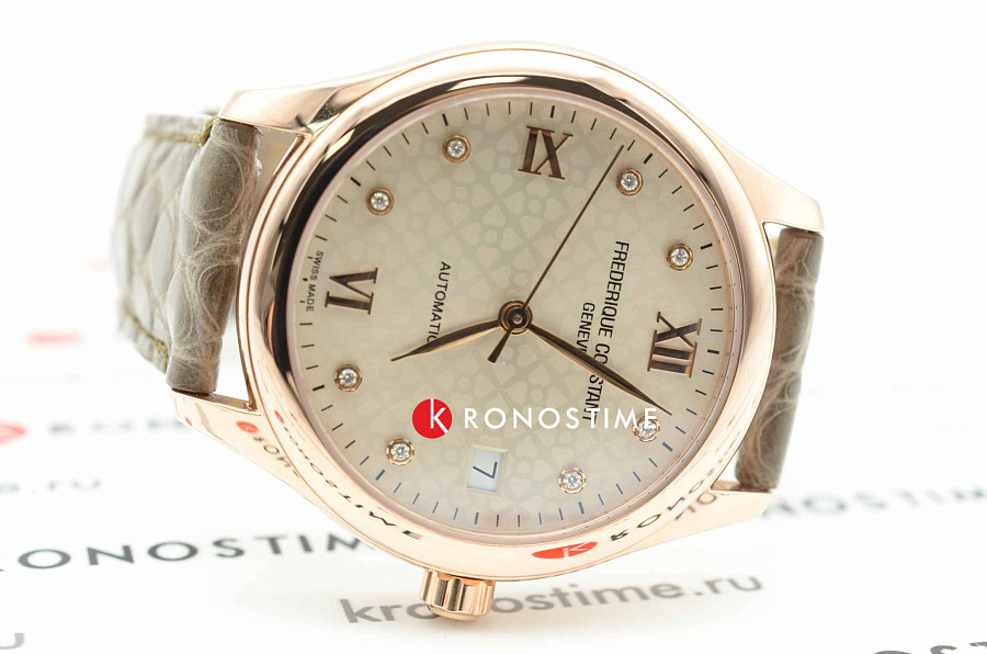 Часы Frederique Constant Ladies Automatic FC-303LGD3B4 — кожаный, женские