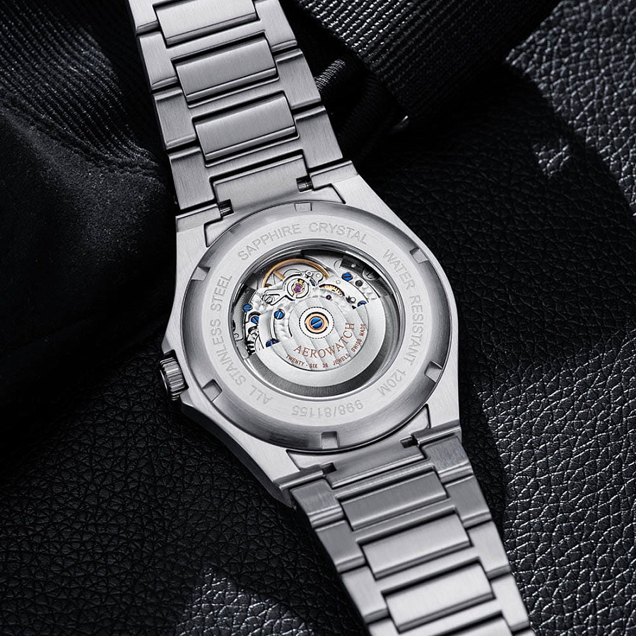 Часы Aerowatch Les Grandes Classiques 60998 AA01 M — нержавеющая сталь, мужские