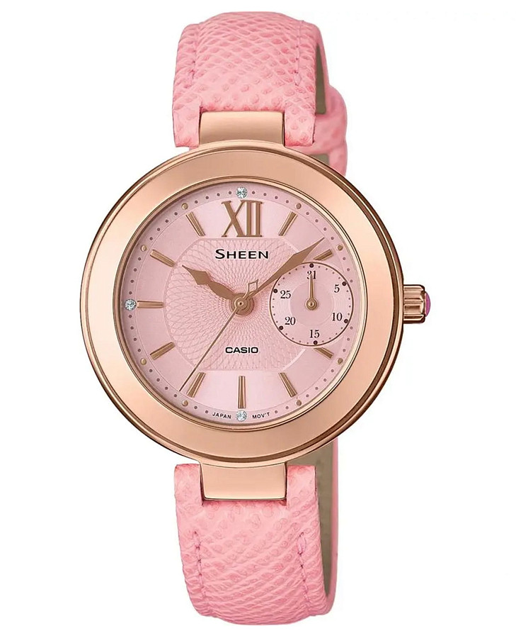 Часы Casio Sheen SHE-3051PGL-4A — женские, розовый