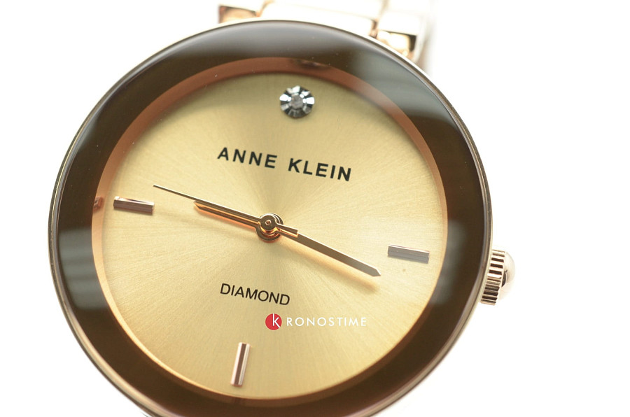 Часы Anne Klein Diamond 1362RGRG — металл, США
