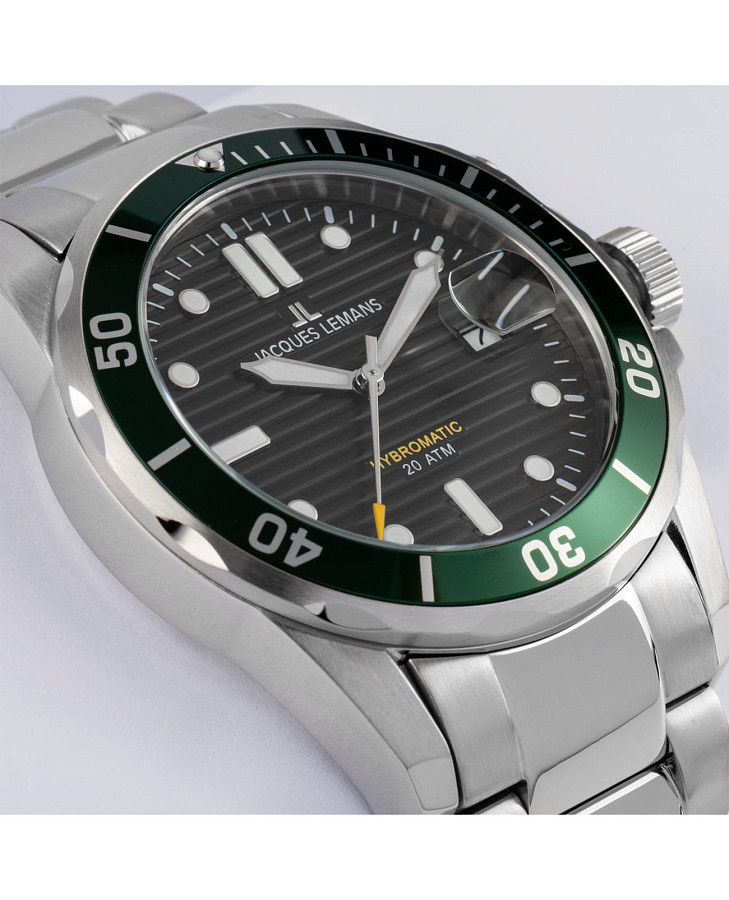 Часы Jacques Lemans Hybromatic 1-2170K — металл сталь, Австрия