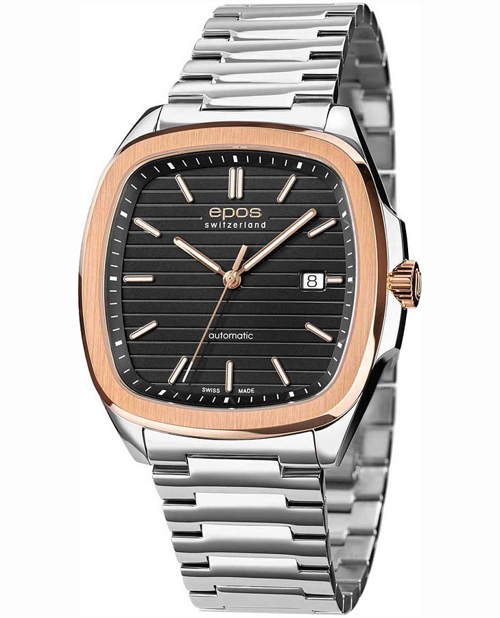 Часы Epos Timeless 3511.152.34.15.30 — мужские, черный