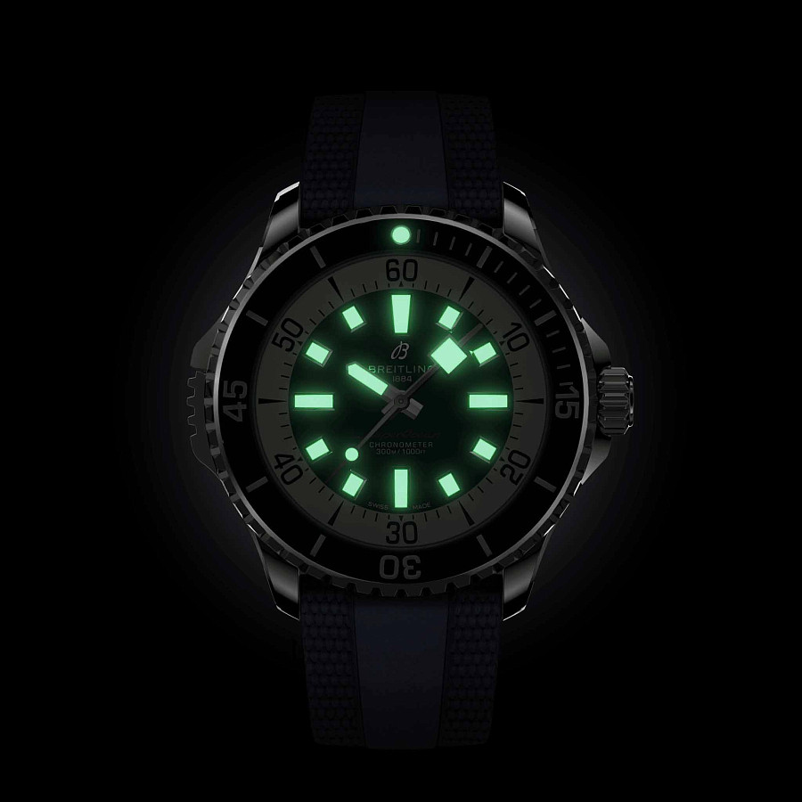 Часы Breitling Superocean Automatic 46 A17378E71C1S1 — механические, сталь металл