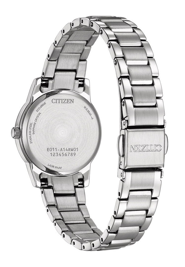 Часы Citizen Eco-Drive EW2318-90E — кварцевые, сталь металл