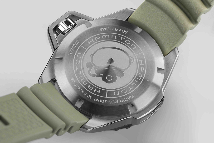 Часы Hamilton Khaki Navy Frogman Auto H77825331 — механические, Швейцария, мужские