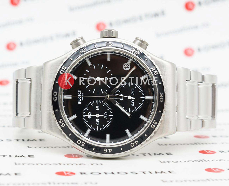Часы Swatch I New Chrono YVS495G — кварцевые, сталь металл