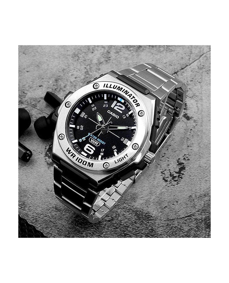 Часы Casio Collection MWA-100HD-1A — Япония, кварцевые