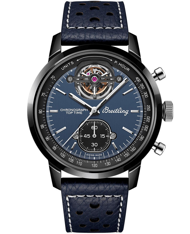 Часы Breitling Top Time B21 Shelby Cobra SB21251A1C1X1 — мужские, синий