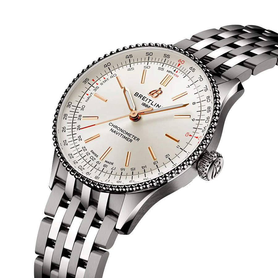Часы Breitling Navitimer Automatic 36 A17327211G1A1 — механические, сталь металл