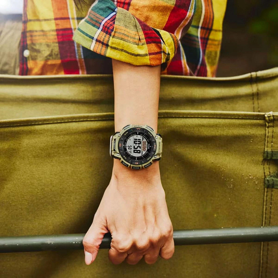 Часы Casio Pro Trek PRG-340SC-5DR (PRG-340SC-5) — электронные, пластик