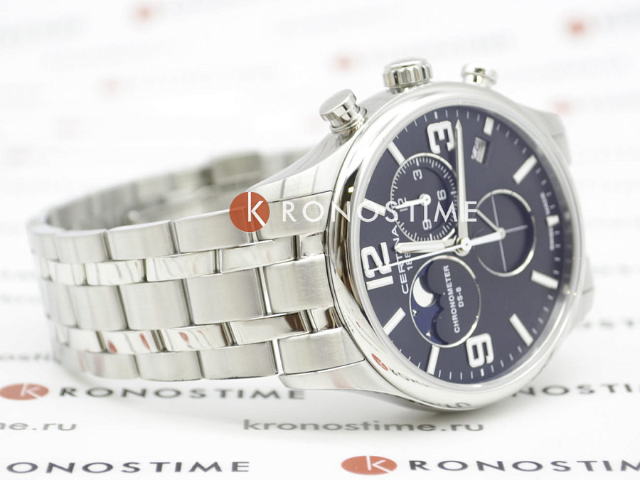 Часы Certina DS-8 Moon Phase C033.460.11.057.00 — нержавеющая сталь 316l, мужские