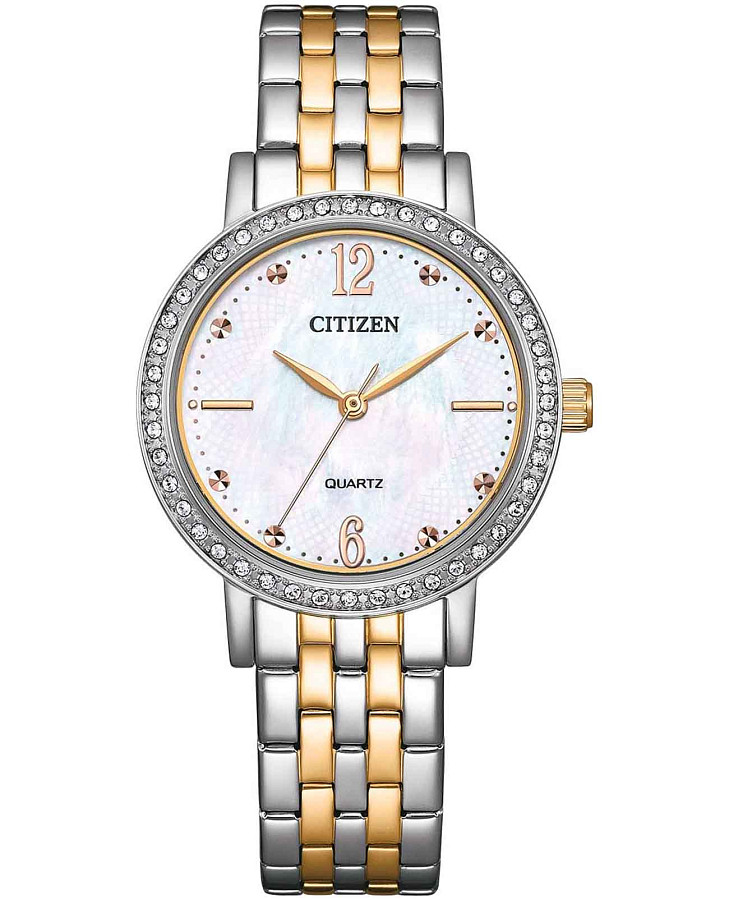 Часы Citizen Elegance EL3106-59D — женские, перламутровый