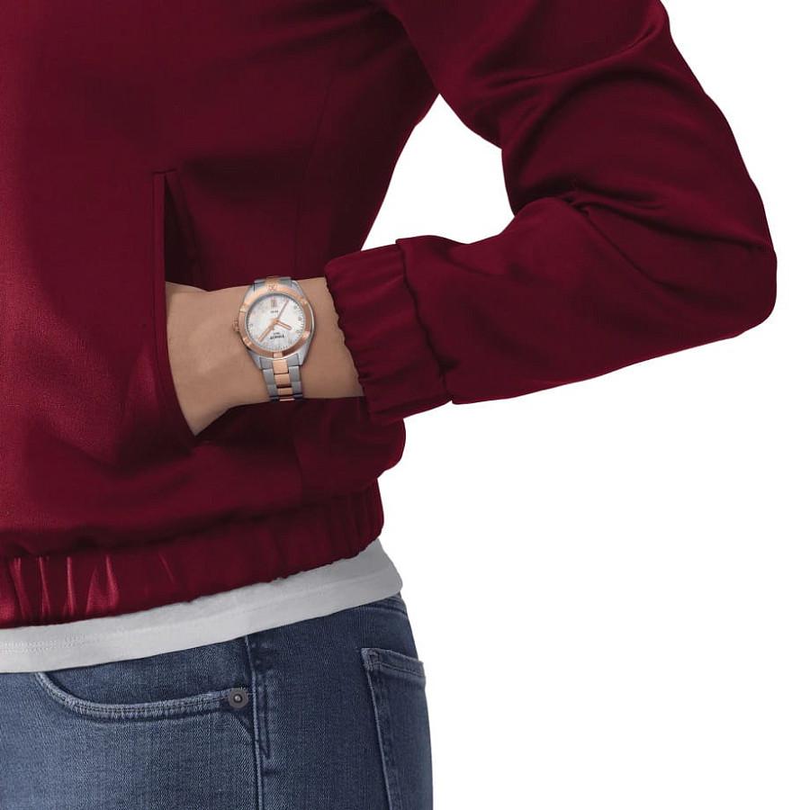 Часы Tissot PR 100 Sport Chic T101.910.22.116.00 — кварцевые, металл сталь