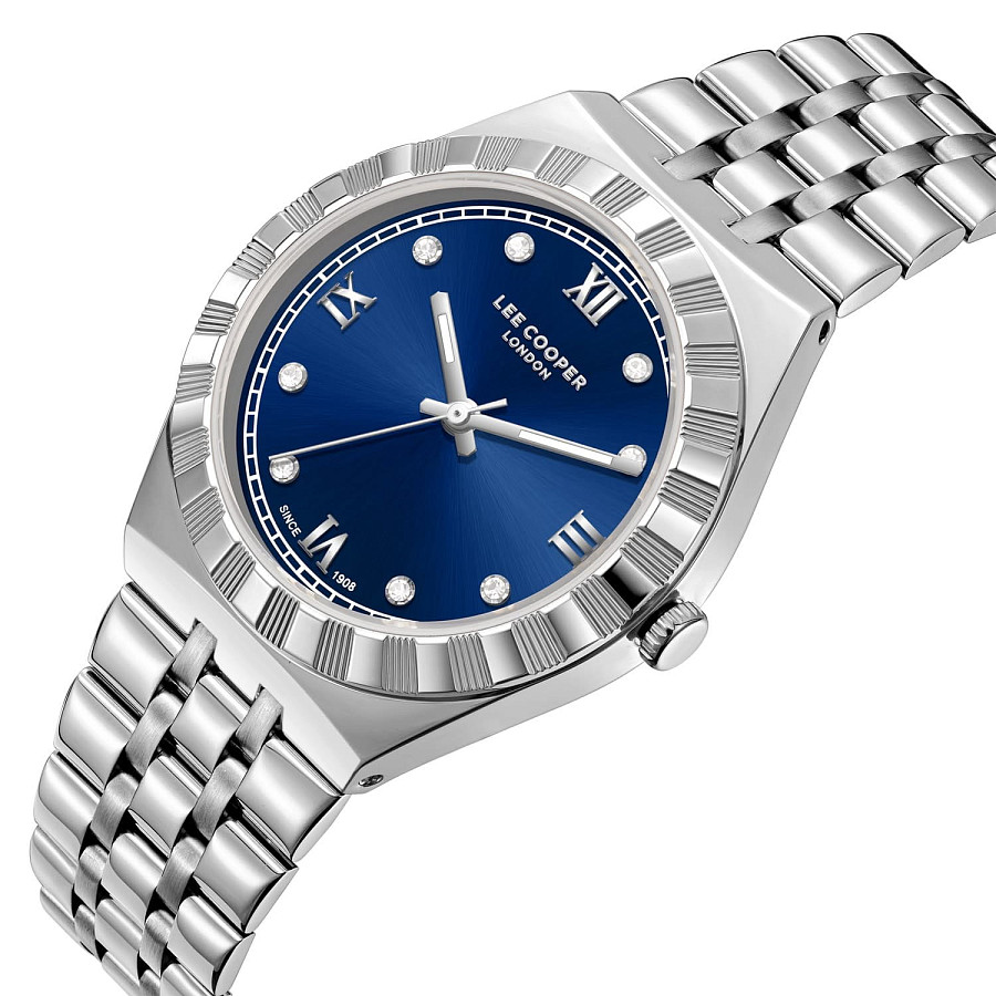 Часы Lee Cooper LC08059.390 — кварцевые, металл суперметалл