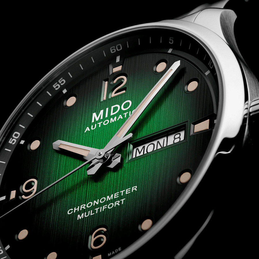 Часы Mido Multifort M Chronometer M038.431.11.097.00 — мужские, нержавеющая сталь