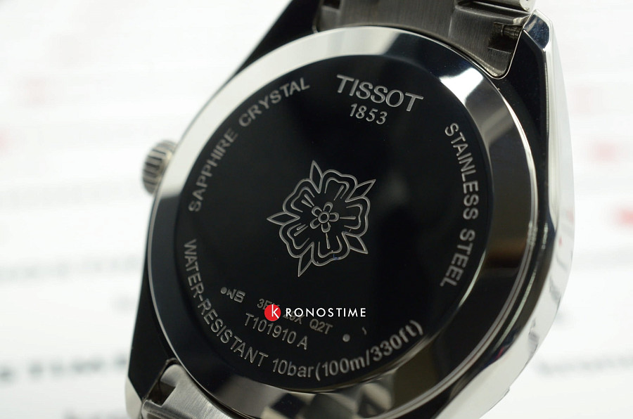 Часы Tissot PR 100 Sport Chic T101.910.11.121.00 — перламутровый, сталь металл