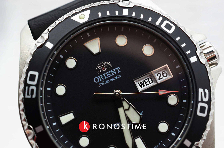 Часы Orient Diving Sports Automatic AA02007B — черный, сталь металл