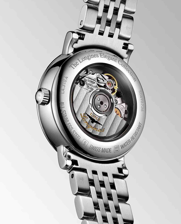 Часы Longines Elegant Collection L4.310.4.97.6 — механические, сталь металл