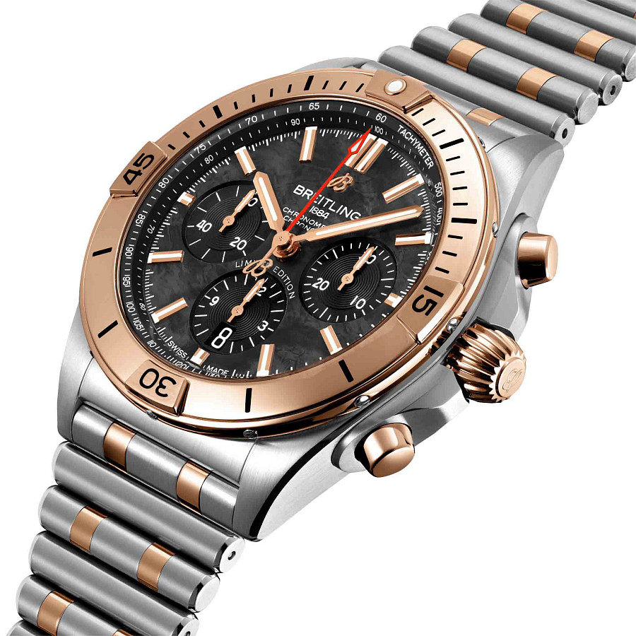 Часы Breitling Chronomat B01 42 UB01341A1B1U1 — нержавеющая сталь + золото 18к, мужские