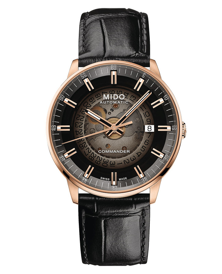 Часы Mido Commander Gradient M021.407.36.411.00 — мужские, черный