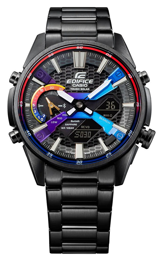 Часы Casio Edifice ECB-S100HG-1A — сталь с ip покрытием, мужские