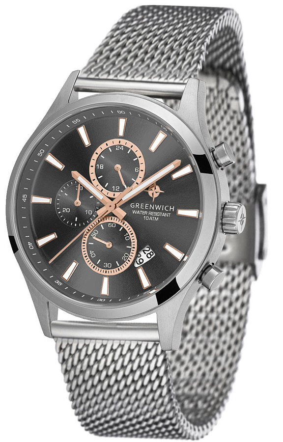 Часы Greenwich Navigator GW 053.19.34 — Англия, кварцевые