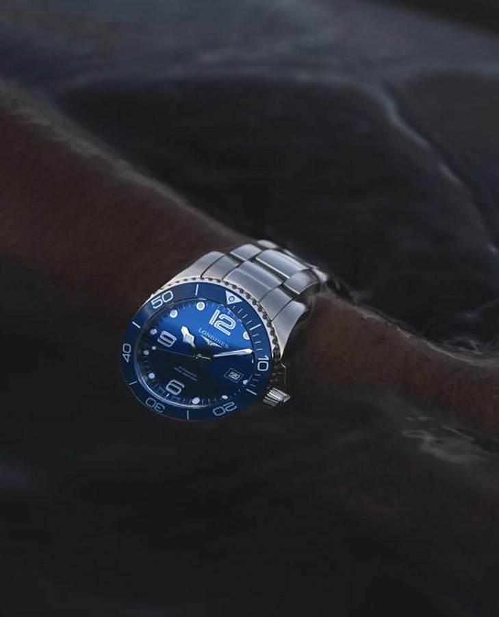 Часы Longines HydroConquest L3.781.4.96.6 — металл сталь, мужские, Швейцария