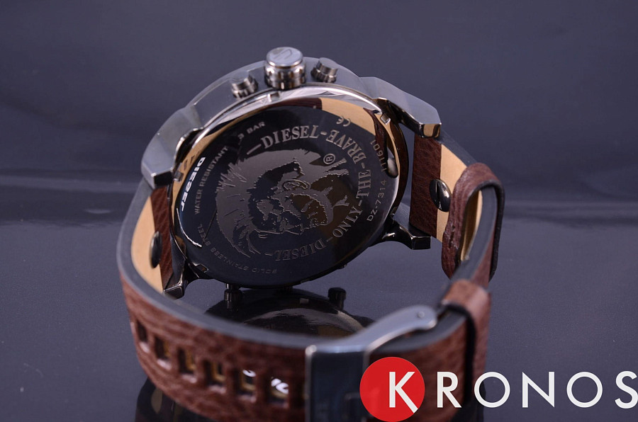 Часы Diesel Mr. Daddy DZ7314 — коричневый, сталь металл