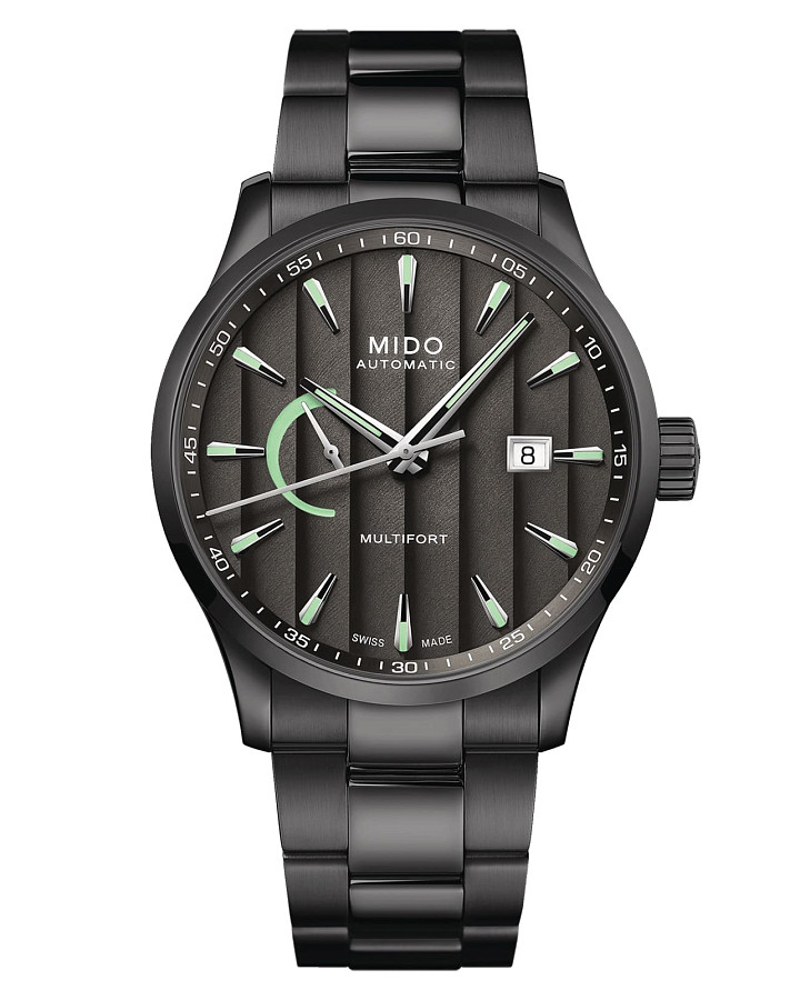 Часы Mido Multifort Power Reserve M038.424.33.061.00 — мужские, черный