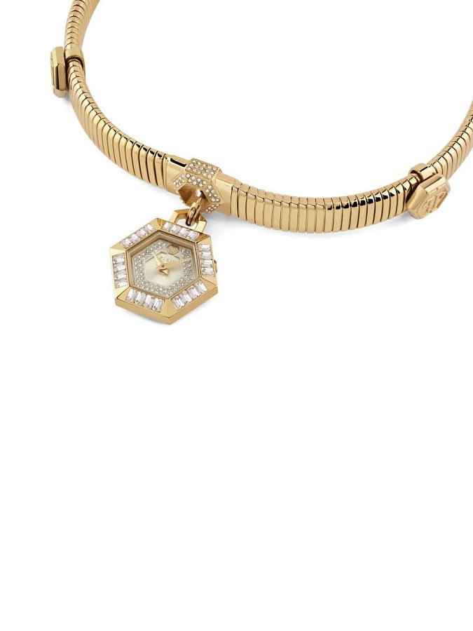 Часы Philipp Plein $Nake Hexagon PW3GA0226 — кварцевые, сталь металл