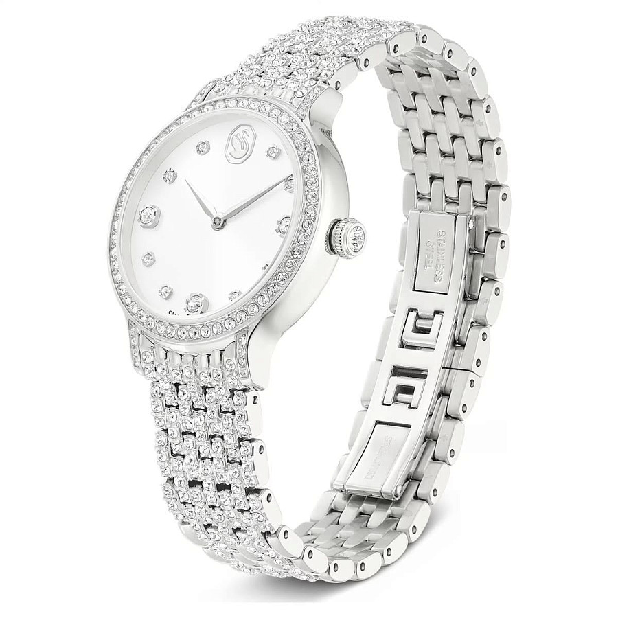 Часы Swarovski Imber 5741229 — кварцевые, металл сталь