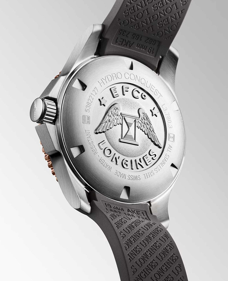 Часы Longines HydroConquest L3.780.3.78.9 — металл сталь керамика, Швейцария