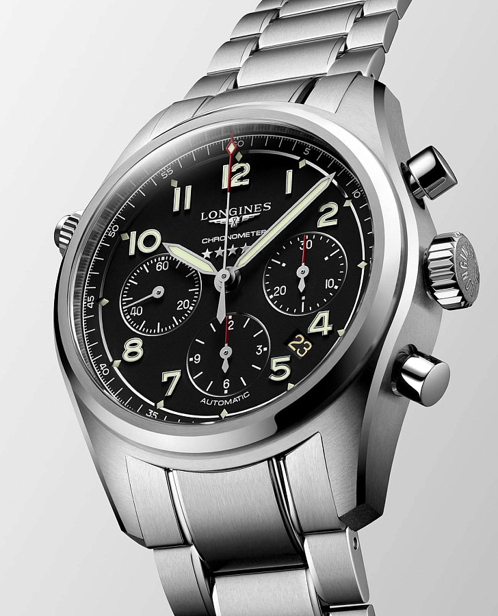 Часы Longines Spirit L3.820.4.53.6 — сталь, Швейцария