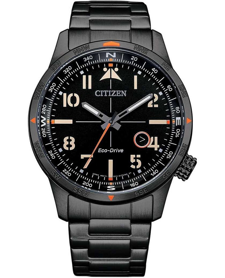 Часы Citizen Eco-Drive BM7555-83E — мужские, черный