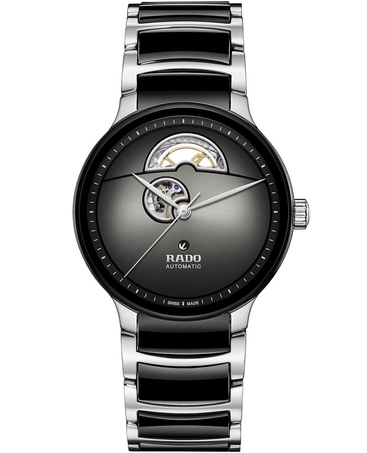 Часы Rado Centrix Automatic Open Heart R30012152 — мужские, черный