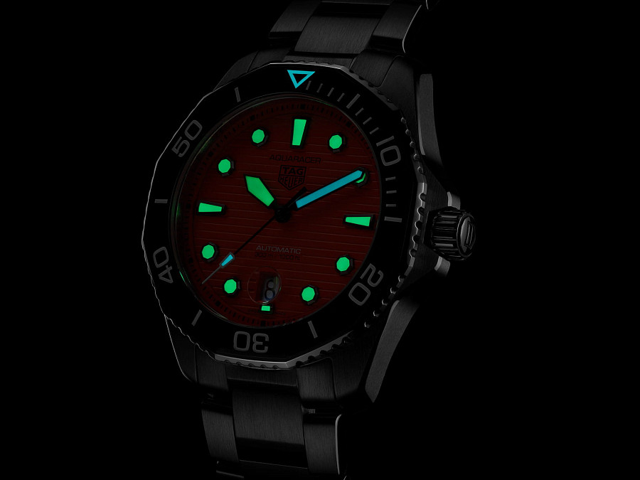 Часы TAG Heuer Aquaracer Professional 300 Orange Diver WBP201F.BA0632 — нержавеющая сталь, мужские