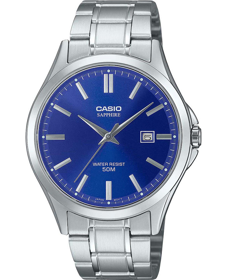 Часы Casio Collection MTS-115D-2A1 — мужские, синий