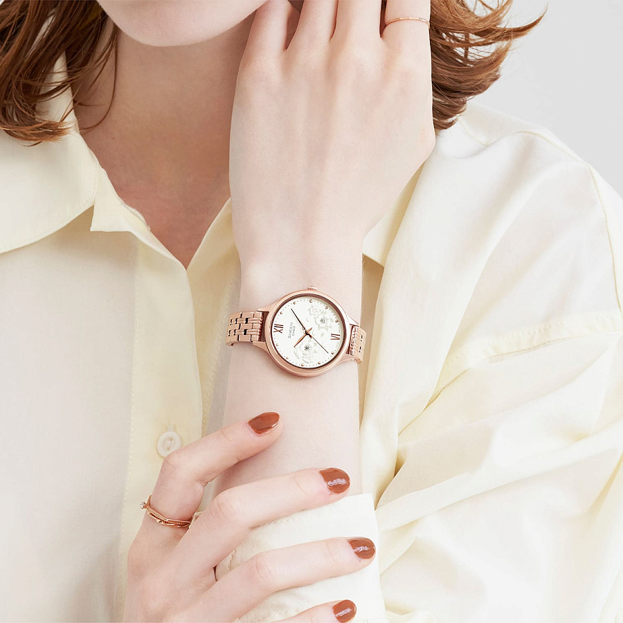 Часы Casio Sheen SHE-4551PG-7AUDF — кварцевые, металл сталь